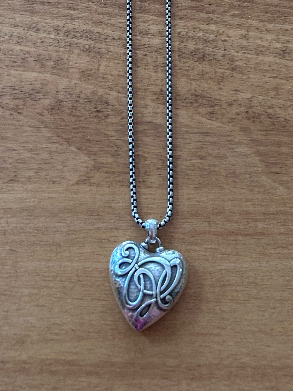 Brighton One Heart Silver-Plated Pendant Necklace.
